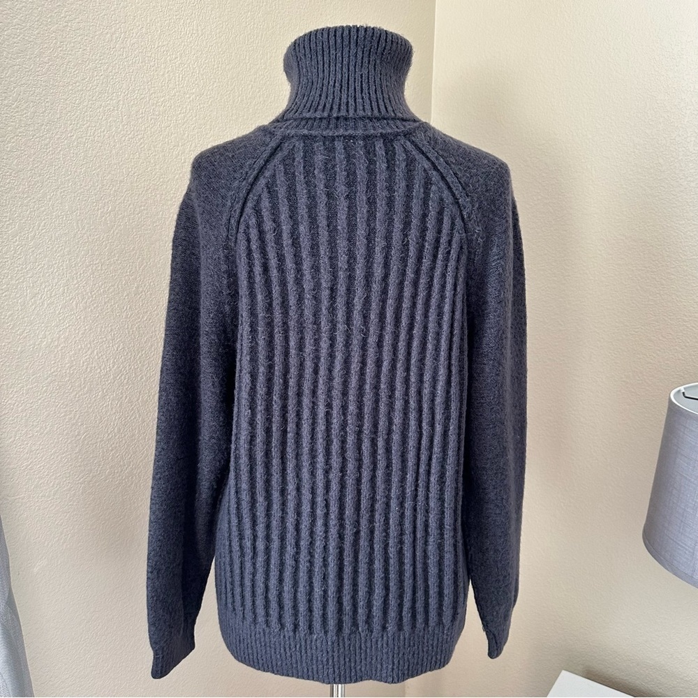 FREE PEOPLE BIG CITY TURTLENECK Grey SWEATER Size S - Picture 6 of 15
